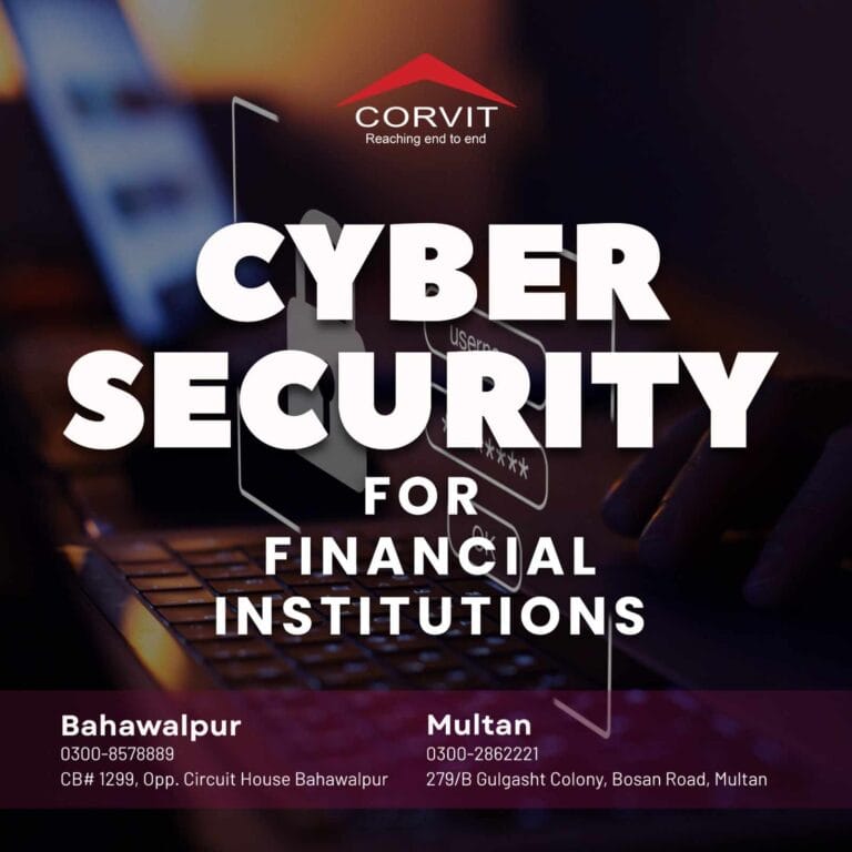 A professional cyber security team at a bank in Bahawalpur monitoring network threats on multiple screens.