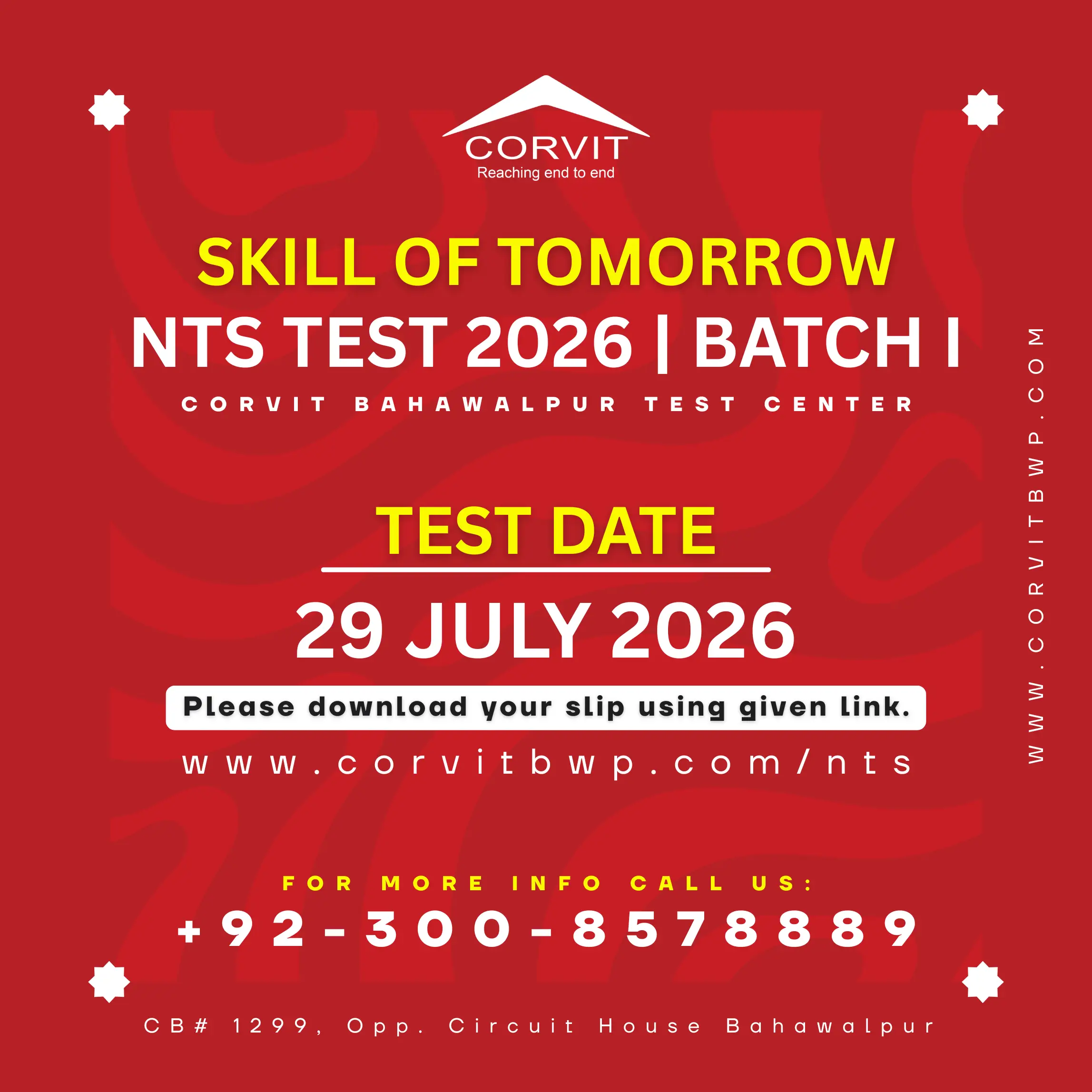 Corvit System Bahawalpur NTS Slip2