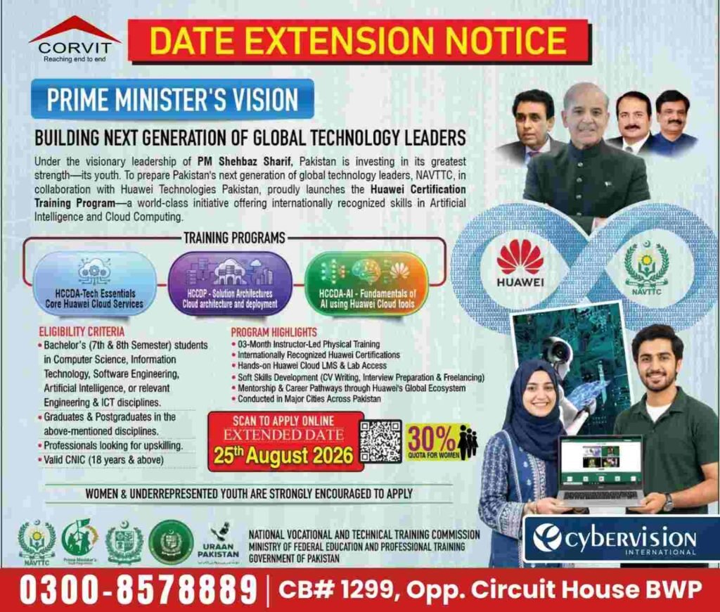 Skill of Tomorrow Extention Corvit Systems Bahawalpur